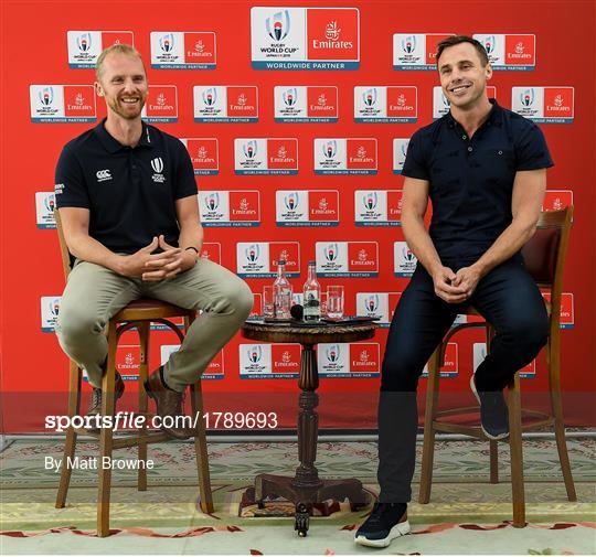 Emirates Rugby World Cup preview with Wayne Barnes and Tommy Bowe