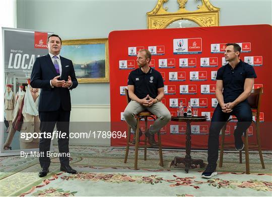 Emirates Rugby World Cup preview with Wayne Barnes and Tommy Bowe Emirates Rugby World Cup preview with Wayne Barnes and Tommy Bowe