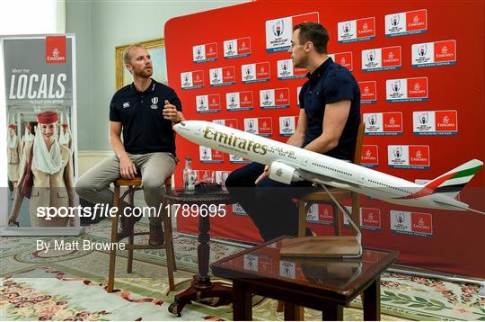 Emirates Rugby World Cup preview with Wayne Barnes and Tommy Bowe Emirates Rugby World Cup preview with Wayne Barnes and Tommy Bowe