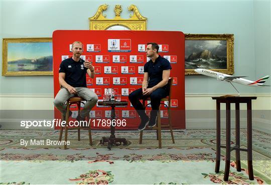 Emirates Rugby World Cup preview with Wayne Barnes and Tommy Bowe