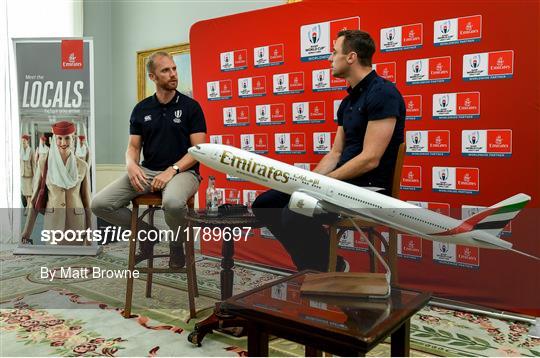 Emirates Rugby World Cup preview with Wayne Barnes and Tommy Bowe Emirates Rugby World Cup preview with Wayne Barnes and Tommy Bowe