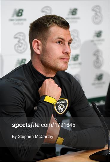 Republic of Ireland Press Conference & Training Session Republic of Ireland Press Conference & Training Session