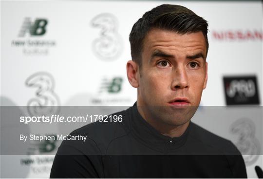 Republic of Ireland Press Conference & Training Session Republic of Ireland Press Conference & Training Session