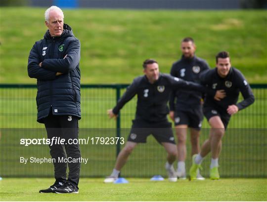 Republic of Ireland Press Conference & Training Session Republic of Ireland Press Conference & Training Session