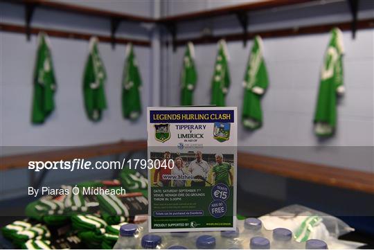 Tipperary v Limerick - Alzheimer Society Legends Hurling Game Tipperary v Limerick - Alzheimer Society Legends Hurling Game