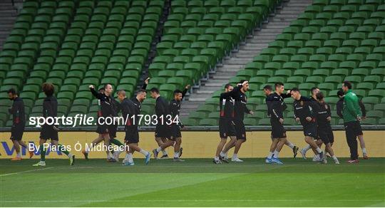 Bulgaria Squad Training and Press Conference Bulgaria Squad Training and Press Conference