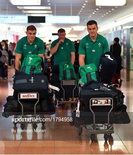 Ireland Rugby Squad Arrive in Japan ahead of Rugby World Cup 2019 Ireland Rugby Squad Arrive in Japan ahead of Rugby World Cup 2019