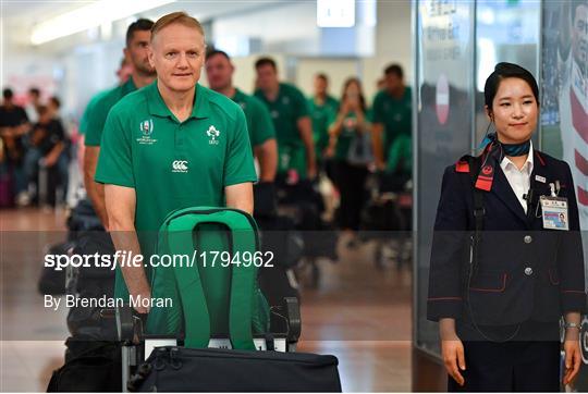 Ireland Rugby Squad Arrive in Japan ahead of Rugby World Cup 2019