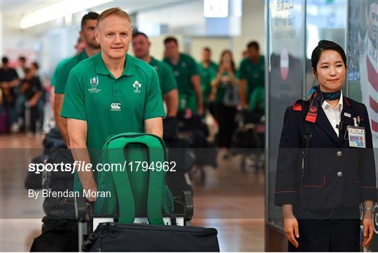 Ireland Rugby Squad Arrive in Japan ahead of Rugby World Cup 2019 Ireland Rugby Squad Arrive in Japan ahead of Rugby World Cup 2019