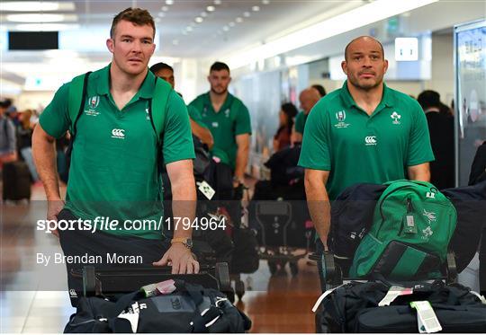 Ireland Rugby Squad Arrive in Japan ahead of Rugby World Cup 2019 Ireland Rugby Squad Arrive in Japan ahead of Rugby World Cup 2019