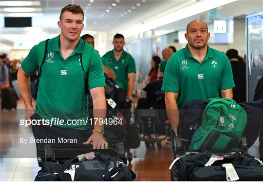 Ireland Rugby Squad Arrive in Japan ahead of Rugby World Cup 2019