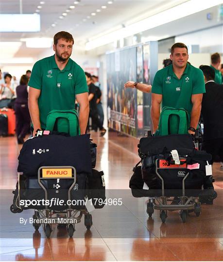 Ireland Rugby Squad Arrive in Japan ahead of Rugby World Cup 2019 Ireland Rugby Squad Arrive in Japan ahead of Rugby World Cup 2019