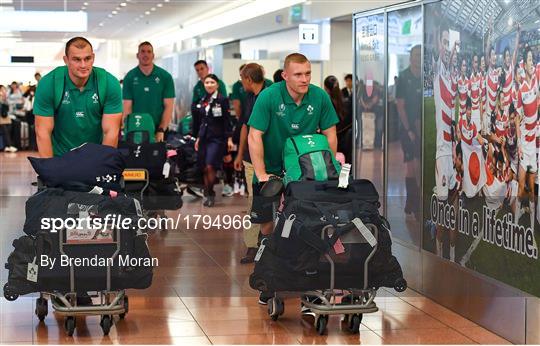 Ireland Rugby Squad Arrive in Japan ahead of Rugby World Cup 2019