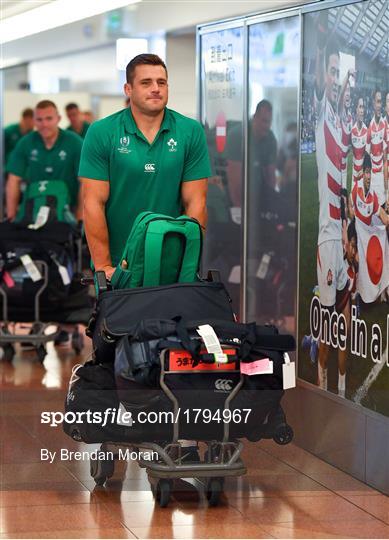 Ireland Rugby Squad Arrive in Japan ahead of Rugby World Cup 2019 Ireland Rugby Squad Arrive in Japan ahead of Rugby World Cup 2019