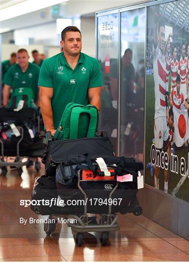 Ireland Rugby Squad Arrive in Japan ahead of Rugby World Cup 2019