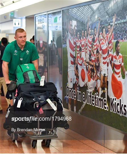 Ireland Rugby Squad Arrive in Japan ahead of Rugby World Cup 2019 Ireland Rugby Squad Arrive in Japan ahead of Rugby World Cup 2019