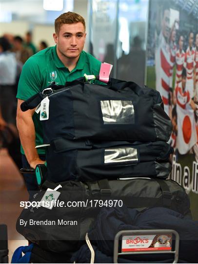 Ireland Rugby Squad Arrive in Japan ahead of Rugby World Cup 2019 Ireland Rugby Squad Arrive in Japan ahead of Rugby World Cup 2019