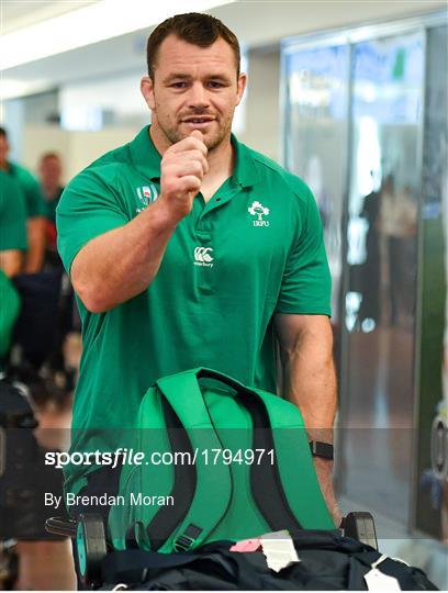 Ireland Rugby Squad Arrive in Japan ahead of Rugby World Cup 2019