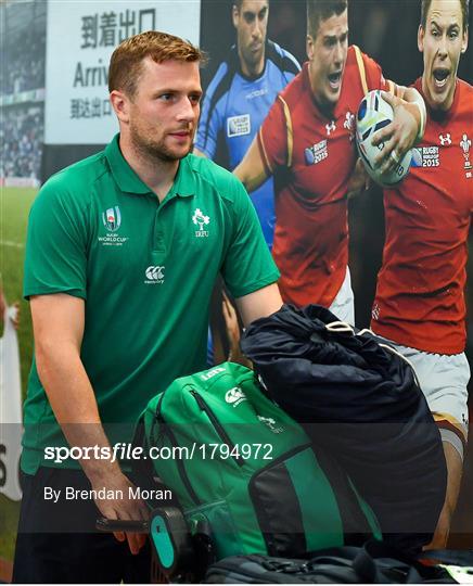 Ireland Rugby Squad Arrive in Japan ahead of Rugby World Cup 2019