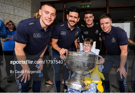 All-Ireland Senior Football Champions visit Children's Health Ireland at Crumlin