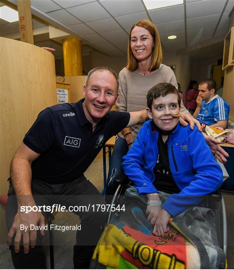 All-Ireland Senior Football Champions visit Children's Health Ireland at Crumlin