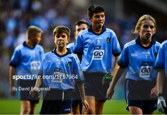 INTO Cumann na mBunscol GAA Respect Exhibition Go Games at Dublin v Kerry - GAA Football All-Ireland Senior Championship Final Replay INTO Cumann na mBunscol GAA Respect Exhibition Go Games at Dublin v Kerry - GAA Football All-Ireland Senior Championship Final Replay