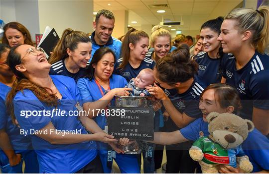 2019 TG4 All-Ireland Senior Champions visit Our Lady’s Children’s Hospital Crumlin