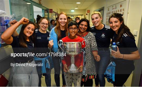 2019 TG4 All-Ireland Senior Champions visit Our Lady’s Children’s Hospital Crumlin