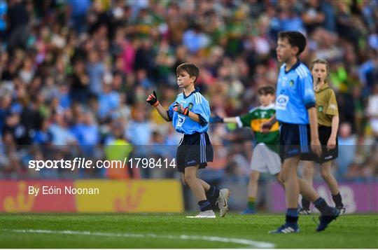 INTO Cumann na mBunscol GAA Respect Exhibition Go Games at Dublin v Kerry - GAA Football All-Ireland Senior Championship Final Replay INTO Cumann na mBunscol GAA Respect Exhibition Go Games at Dublin v Kerry - GAA Football All-Ireland Senior Championship Final Replay