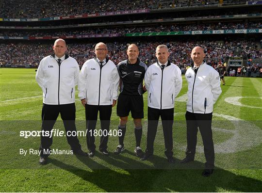 Match Officials at Kerry v Galway - Electric Ireland GAA Football All-Ireland Minor Championship Final