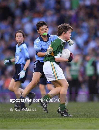 INTO Cumann na mBunscol GAA Respect Exhibition Go Games at Dublin v Kerry - GAA Football All-Ireland Senior Championship Final Replay INTO Cumann na mBunscol GAA Respect Exhibition Go Games at Dublin v Kerry - GAA Football All-Ireland Senior Championship Final Replay