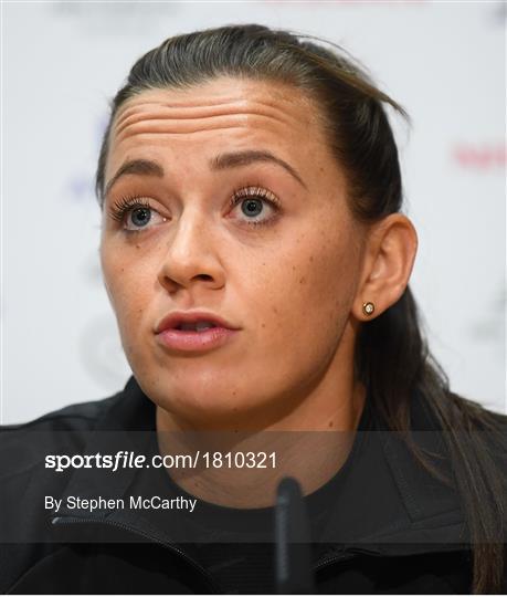 Republic of Ireland Women's Team Press Conference & Training Session Republic of Ireland Women's Team Press Conference & Training Session