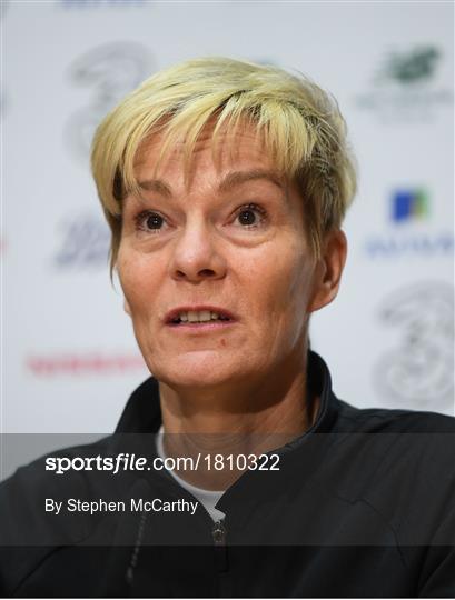 Republic of Ireland Women's Team Press Conference & Training Session