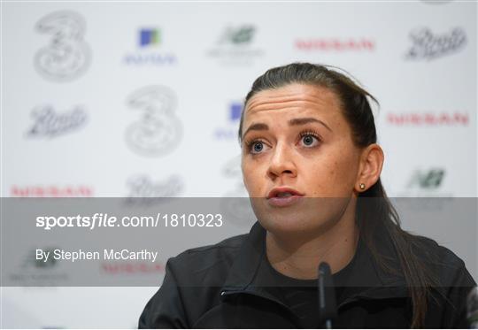 Republic of Ireland Women's Team Press Conference & Training Session