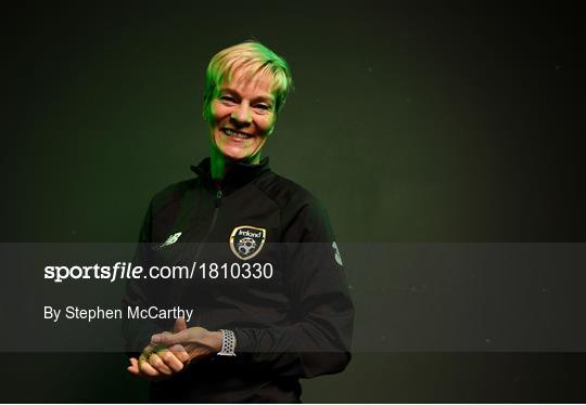 Republic of Ireland Women's Team Press Conference & Training Session Republic of Ireland Women's Team Press Conference & Training Session