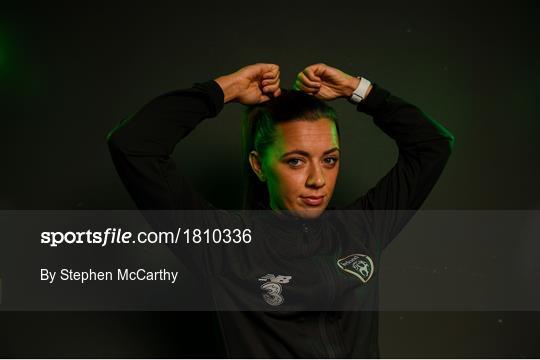 Republic of Ireland Women's Team Press Conference & Training Session Republic of Ireland Women's Team Press Conference & Training Session