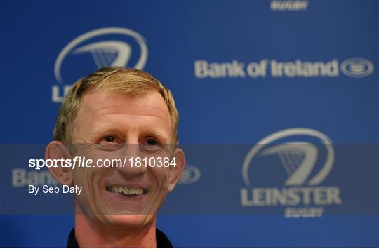 Leinster Rugby Press Conference and Squad Training Leinster Rugby Press Conference and Squad Training