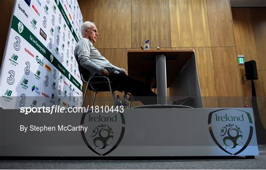 Republic of Ireland Press Conference & Training Session Republic of Ireland Press Conference & Training Session