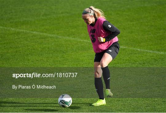 Republic of Ireland Women's Team Press Conference & Training Session Republic of Ireland Women's Team Press Conference & Training Session
