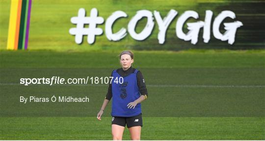 Republic of Ireland Women's Team Press Conference & Training Session Republic of Ireland Women's Team Press Conference & Training Session