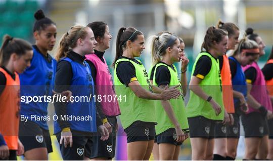 Republic of Ireland Women's Team Press Conference & Training Session Republic of Ireland Women's Team Press Conference & Training Session