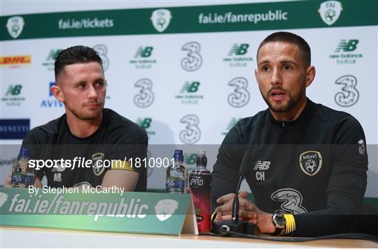 Republic of Ireland Press Conference & Training Session Republic of Ireland Press Conference & Training Session