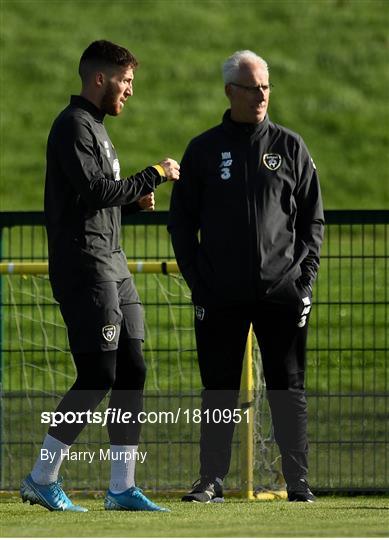 Republic of Ireland Press Conference & Training Session Republic of Ireland Press Conference & Training Session