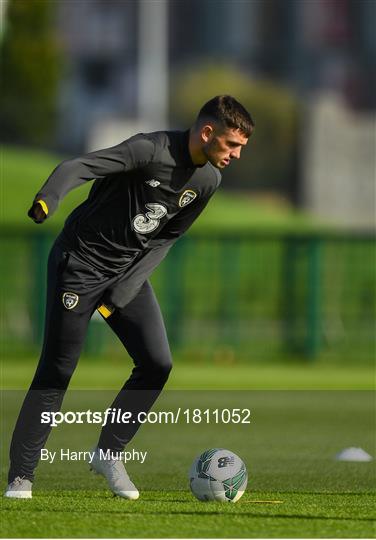 Republic of Ireland U21's Press Conference & Training Session Republic of Ireland U21's Press Conference & Training Session