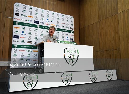 Republic of Ireland U21's Press Conference & Training Session