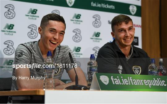 Republic of Ireland U21's Press Conference & Training Session