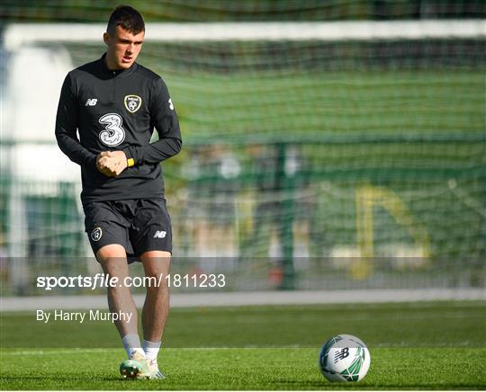 Republic of Ireland U21's Press Conference & Training Session Republic of Ireland U21's Press Conference & Training Session