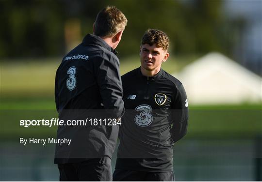 Republic of Ireland U21's Press Conference & Training Session