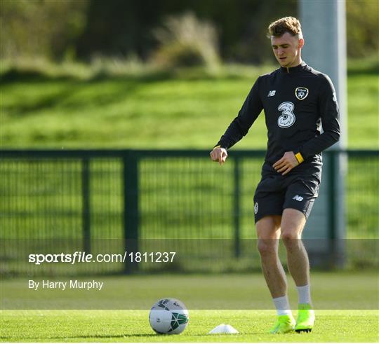 Republic of Ireland U21's Press Conference & Training Session Republic of Ireland U21's Press Conference & Training Session