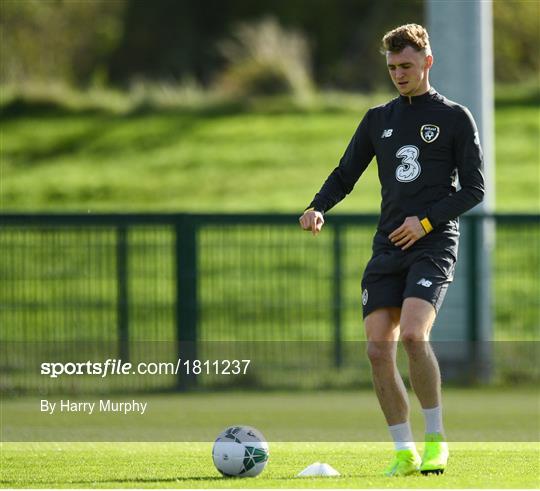 Republic of Ireland U21's Press Conference & Training Session